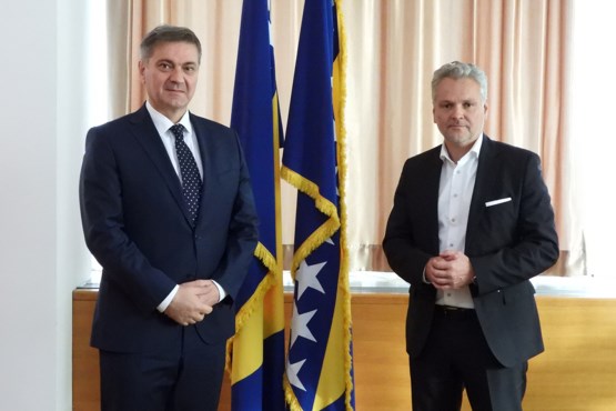 Predsjedavajući Predstavničkog doma dr. Denis Zvizdić razgovarao sa šefom Delegacije EU u BiH i specijalnim predstavnikom EU u BiH